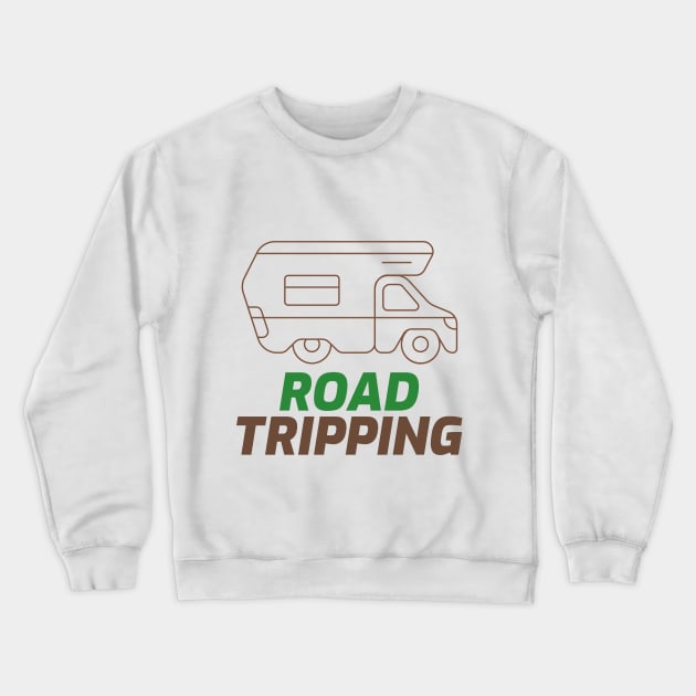 Road Trip Camper Van Crewneck Sweatshirt by Solum Shirts